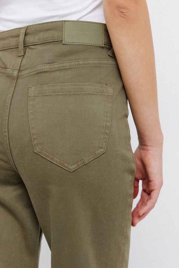 Springfield Bootcut Jeans beige