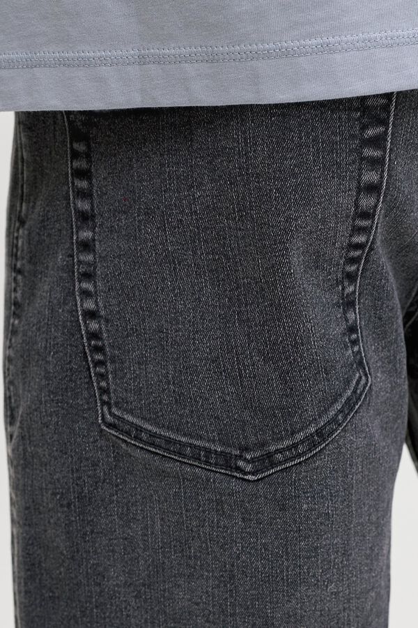 Jack & Jones Stone wash regular Bermuda shorts black
