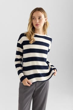 Springfield Striped fine knit jumper
