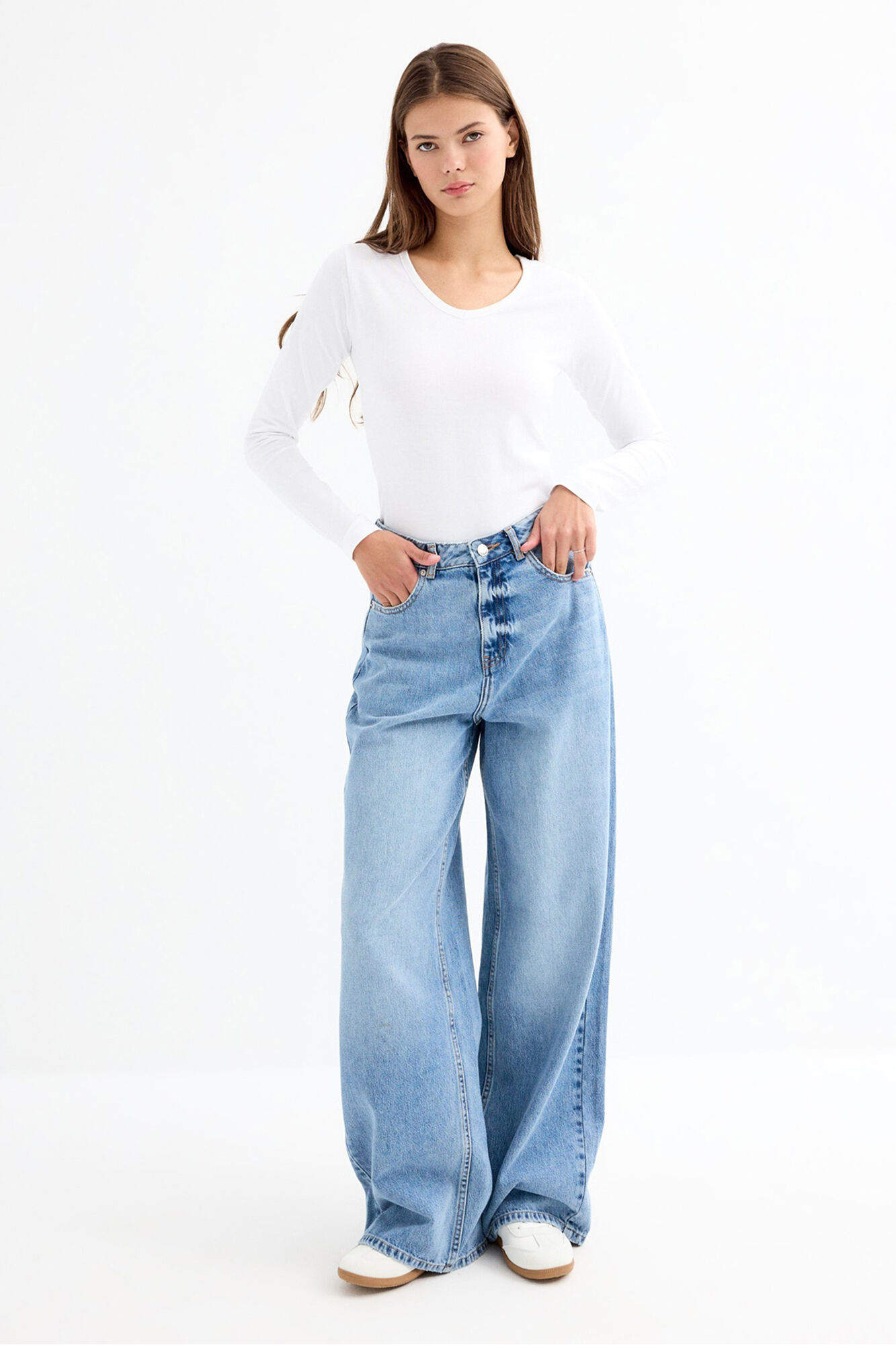 Inside Camiseta de manga larga b&aacute;sica