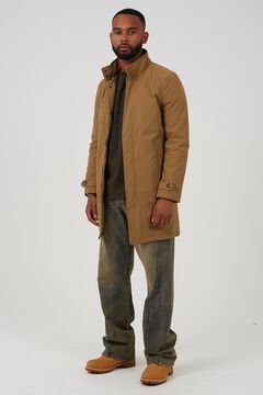 Brave Soul Parka larga cremallera