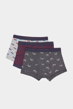 Springfield Pack 3 boxers boxeo rojo
