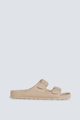 Springfield Sandalia engomada hebillas beige