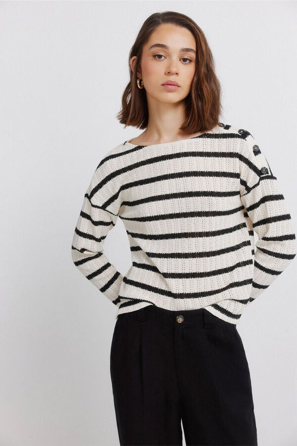 Springfield Linen trousers black