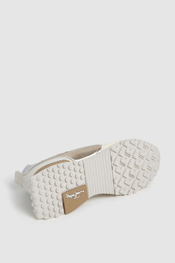 Pepe Jeans Sneakers with suede details blue
