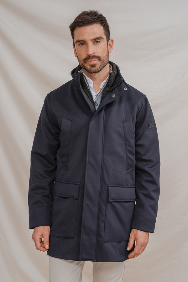 Celopman Parka Doble azul