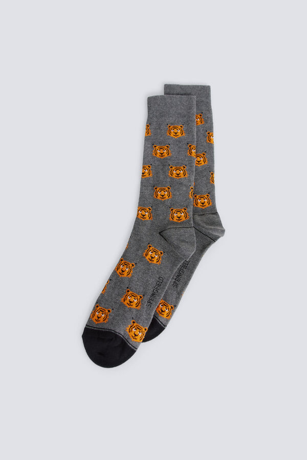 Springfield Lion long sock grey