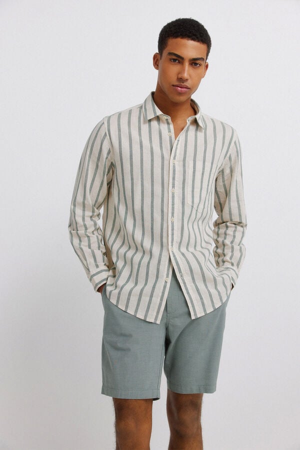 Springfield Structured Bermuda shorts green