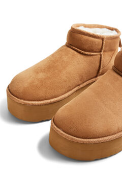 Pieces Teddy-Bootie mit breiter Sohle