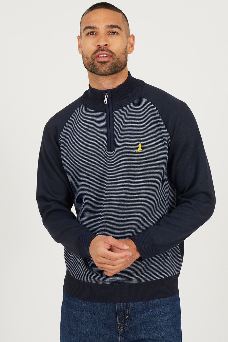 Jersey con cuello cremallera