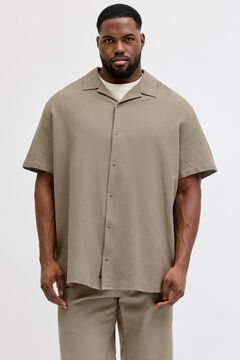 Jack & Jones PLUS Camisa resort manga corta