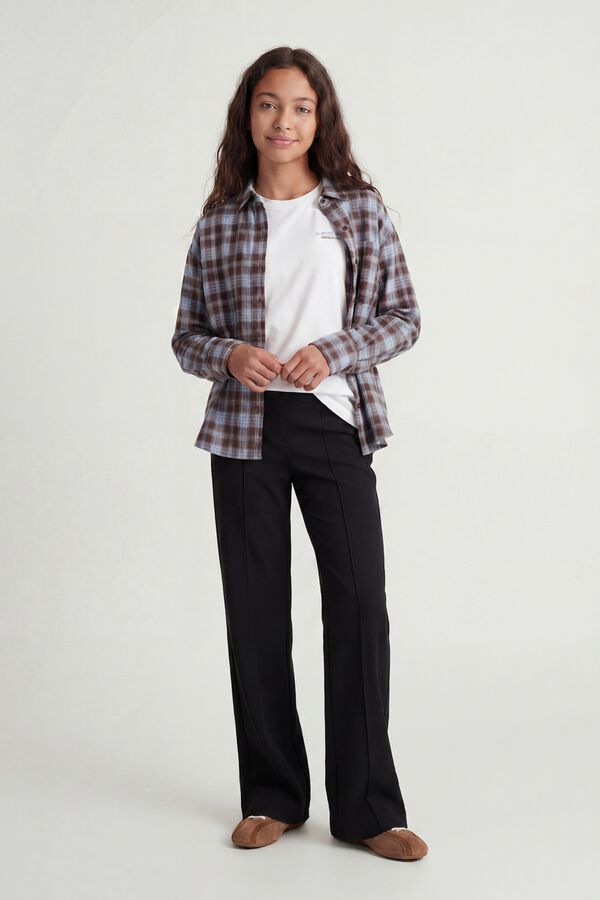 Jack & Jones Girl Wide leg trousers black