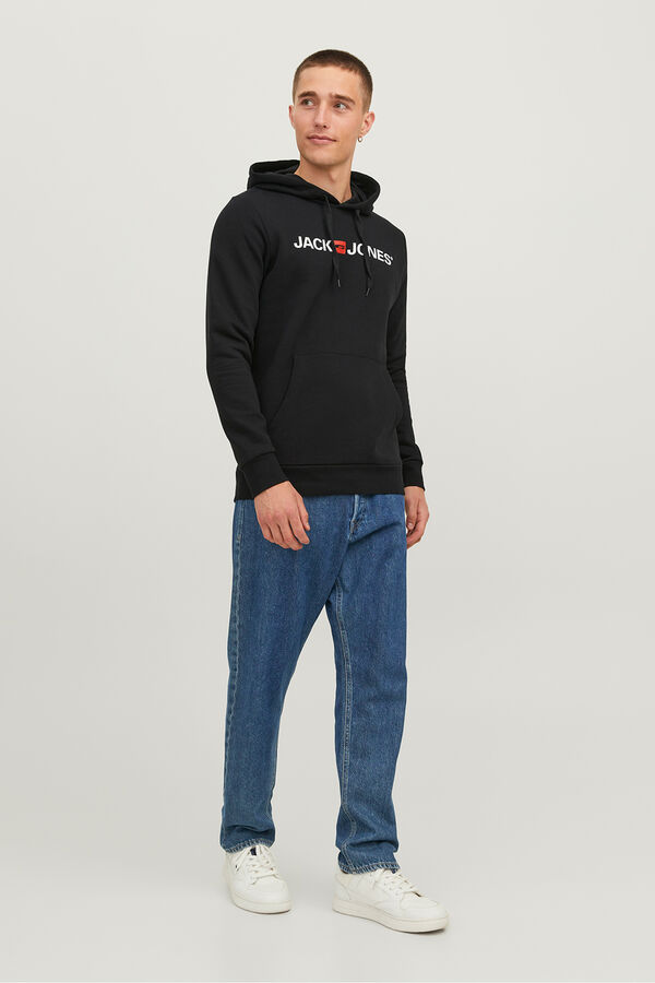 Jack & Jones Hoodie Logo Schwarz