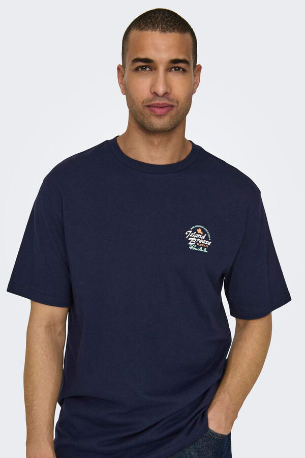 Springfield Kurzarm-Shirt marino
