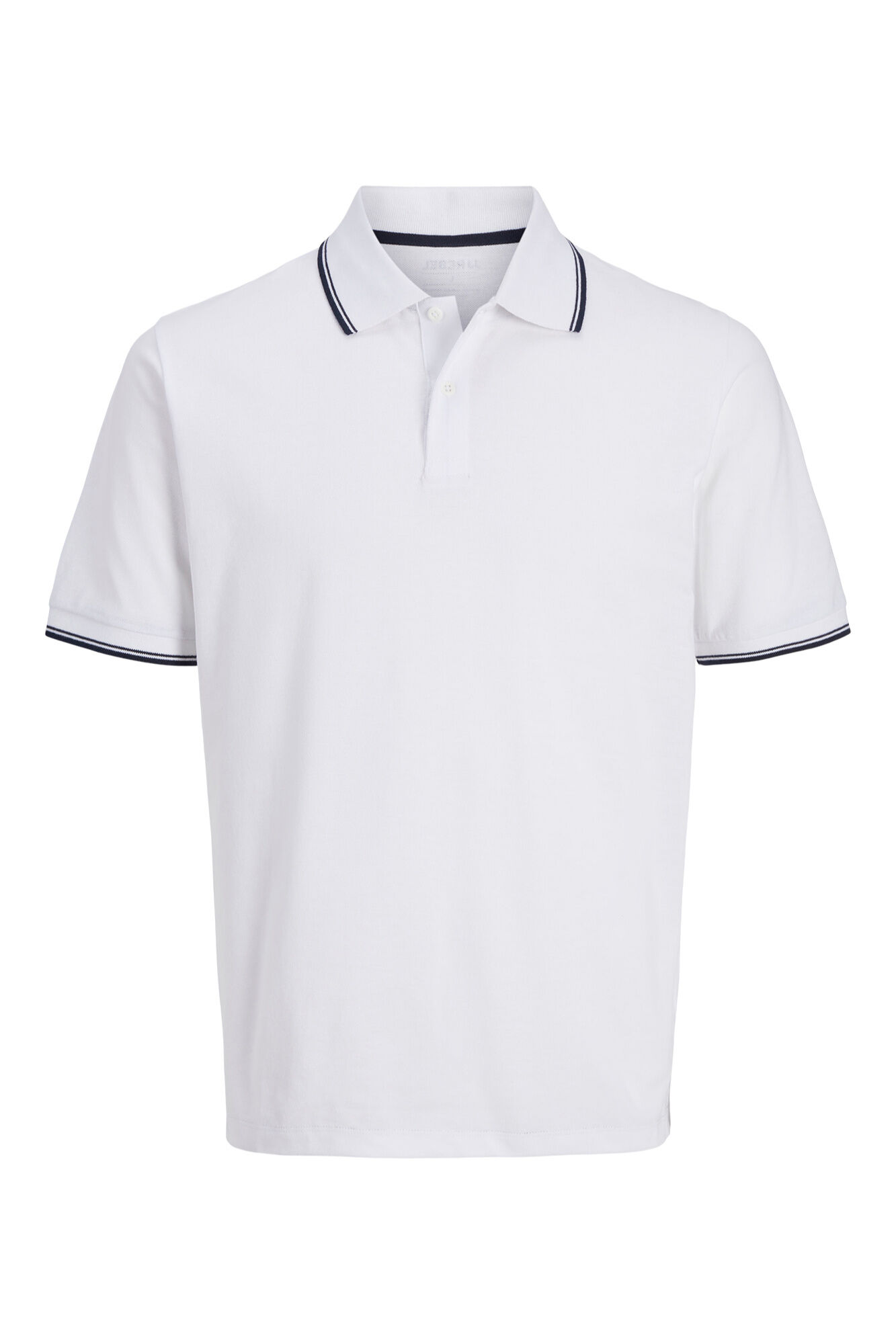 JJ REBEL Polo regular fit em malha piqu&eacute;