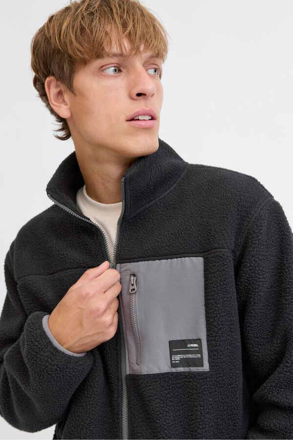 JJ REBEL Chaqueta teddy negro