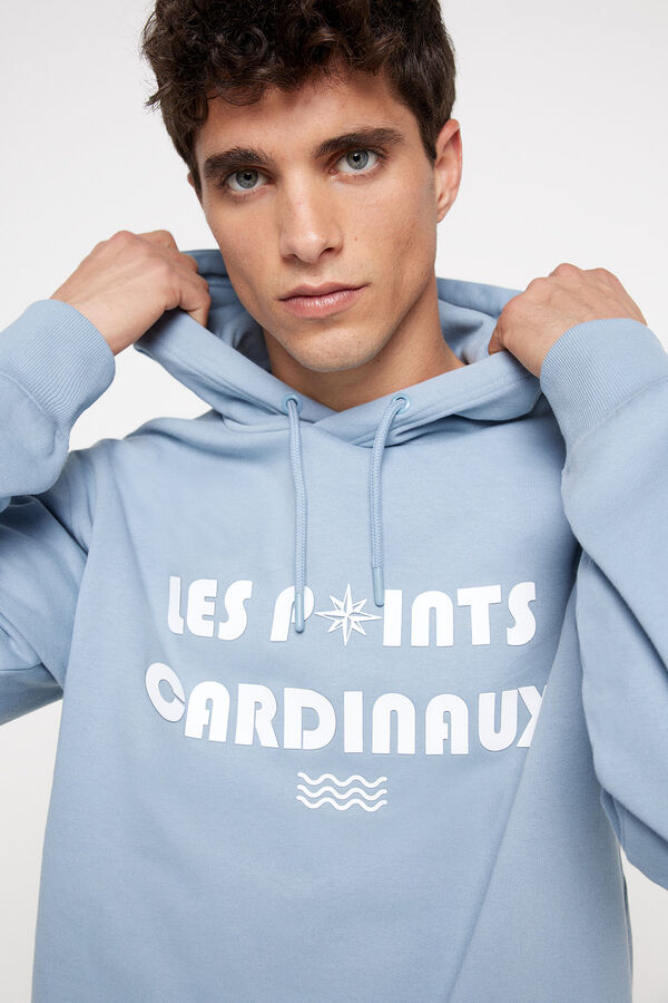 Springfield Point cardinaux hooded sweatshirt blue mix