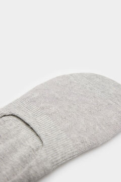 Springfield Textured Invisible Socks gray
