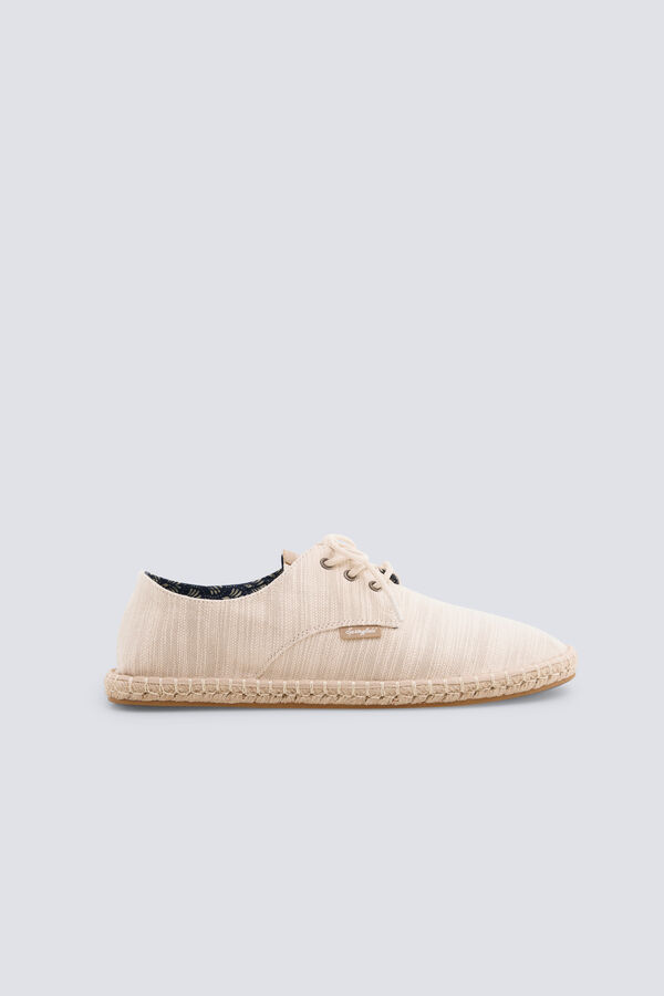 Springfield Rustic lace-up espadrille grey