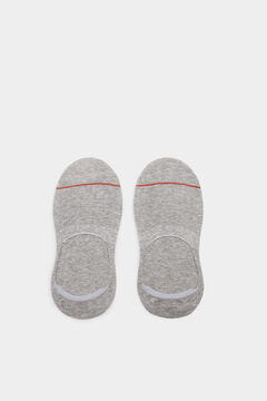Springfield Lot 2 chaussettes invisibles basiques. gris