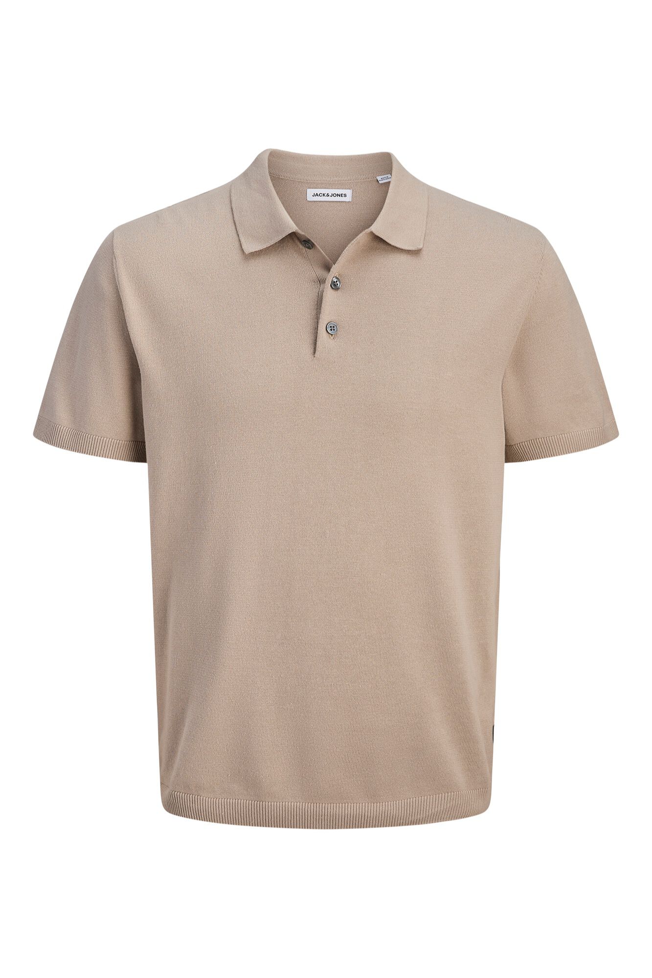 Jack & Jones Polo aus Baumwollstrick im Regular Fit