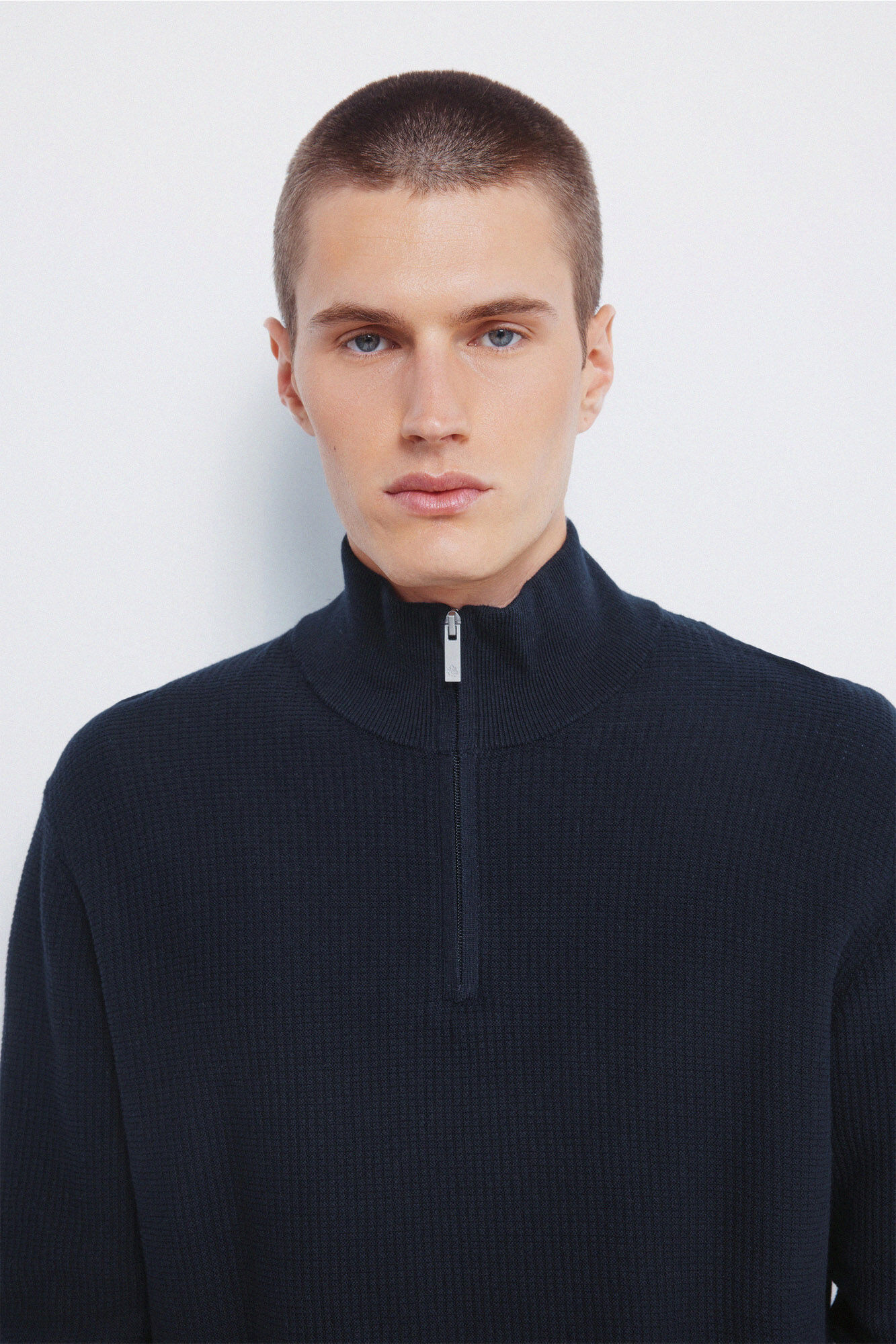 Springfield Plain zip fastening jumper