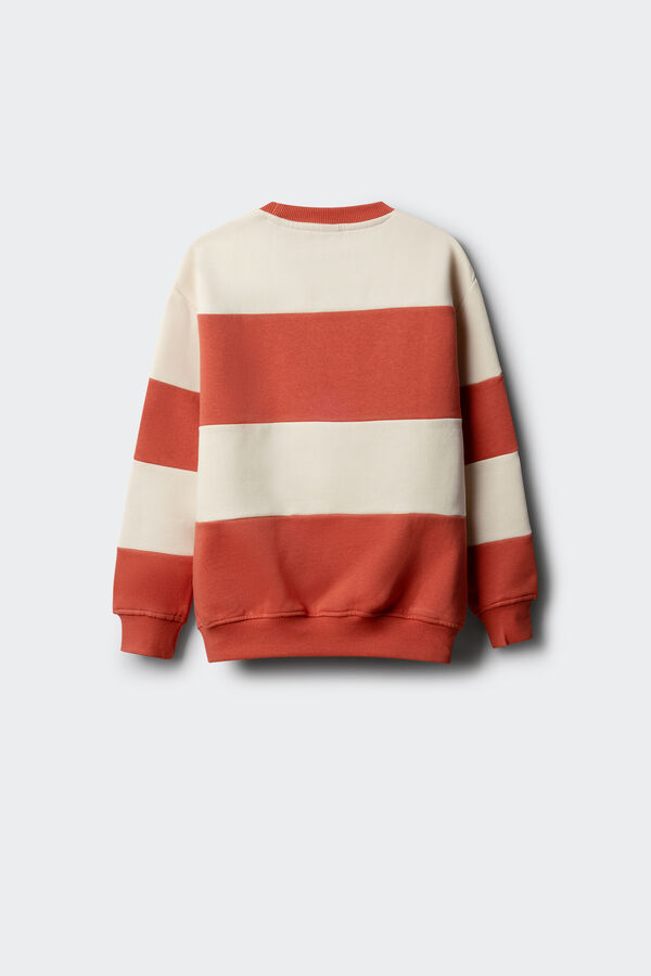 Springfield Kids Prugasti duks za dečake Crvena