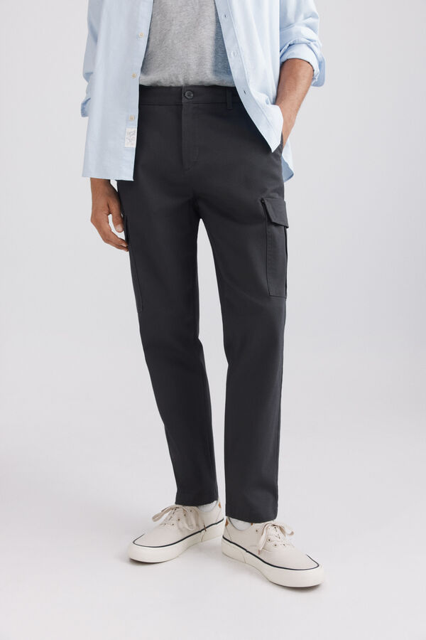 Springfield Comfort cargo trousers grey