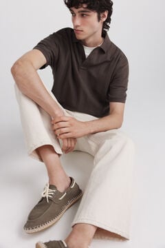 Springfield Regular fit structure polo shirt