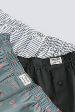 Springfield Printed poplin 3-pack boxers
