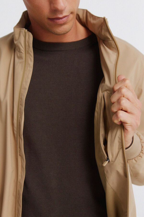 Springfield Casaco t&eacute;cnico castanho