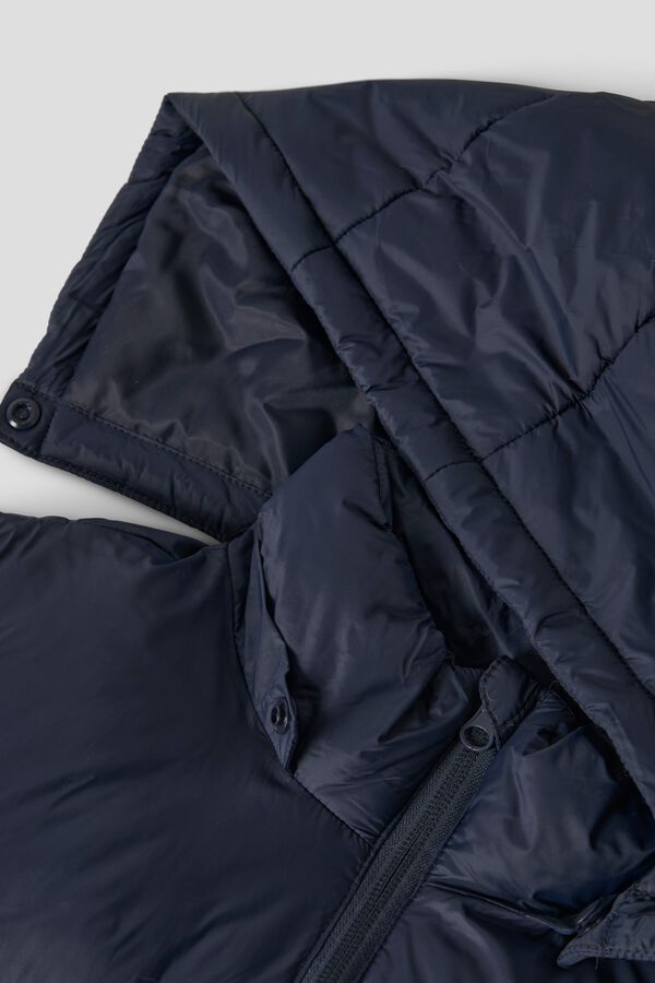 Name It Puffer jacket with hood blue