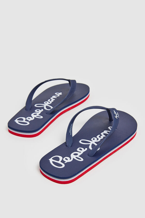 Springfield Flip-flops with logo | Pepe Jeans navy