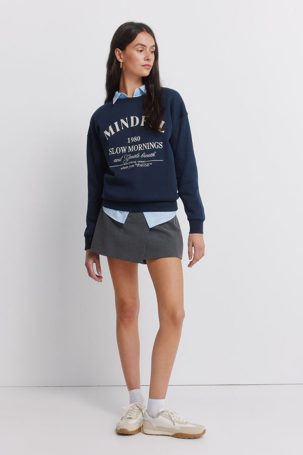 Springfield Sweatshirt "Mindful" grey