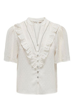 Only Blouse with 3/4 sleeves and ruffles