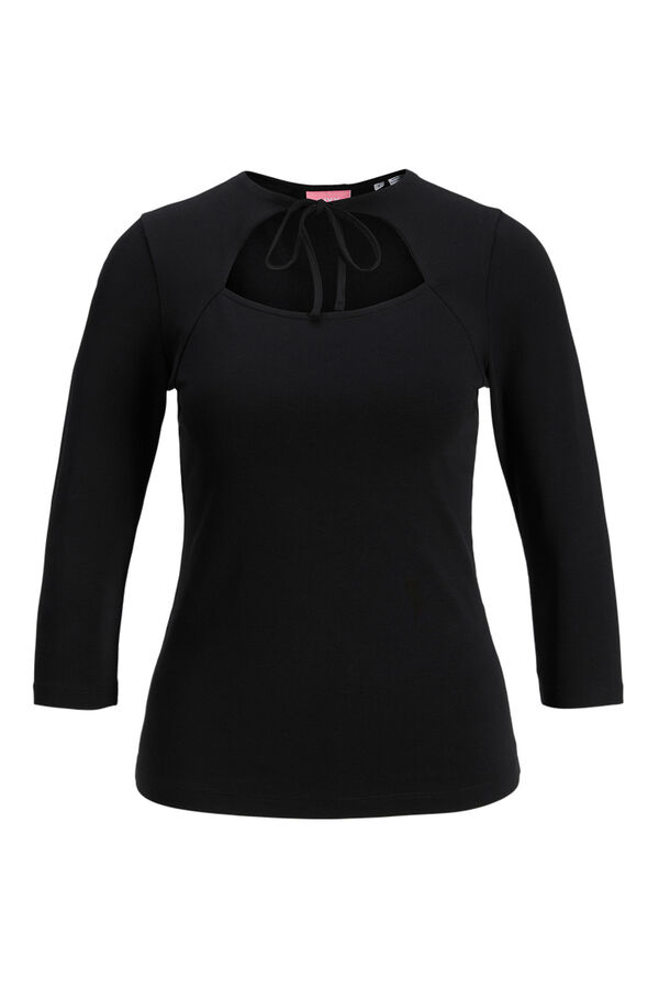 Jack & Jones Top com la&ccedil;o ajustado preto