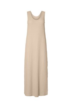 Pieces Vestido comprido em bambula