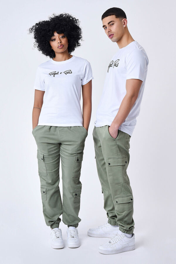 Project X Paris PANTAL&Oacute;N CARGO MULTI BOLSILLOS verde