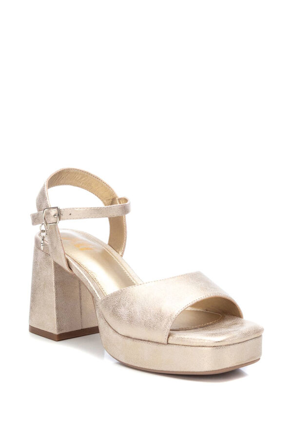 XTI Women's suede sandal  brown