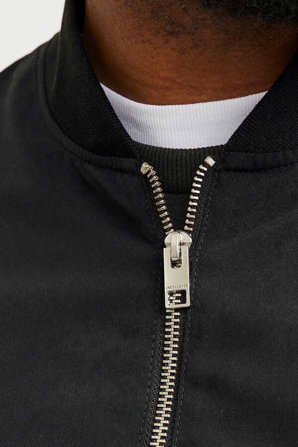 Jack & Jones PLUS Jaqueta bomber leve preto