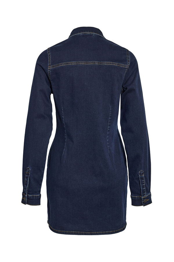 Noisy May Short denim dress blue