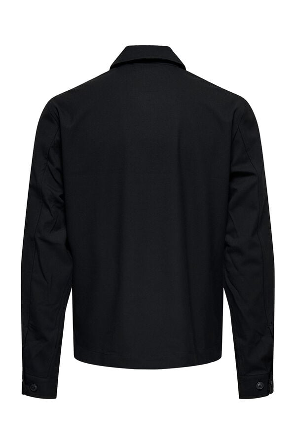 Only & Sons Jacket buttons fastening black