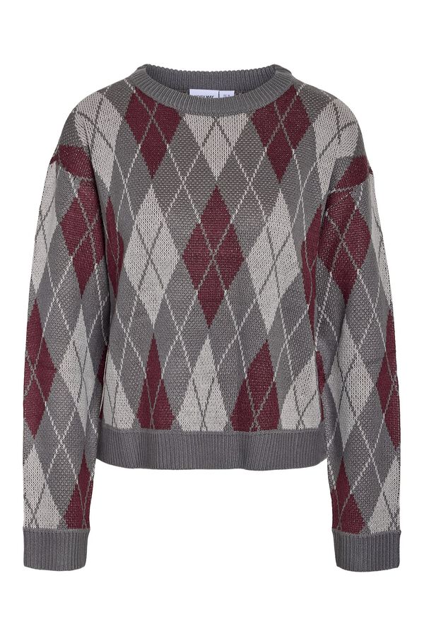 Noisy May Jersey de punto cuello redondo estampado
