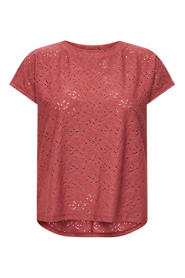 Only Regular fit short sleeve T-shirt red