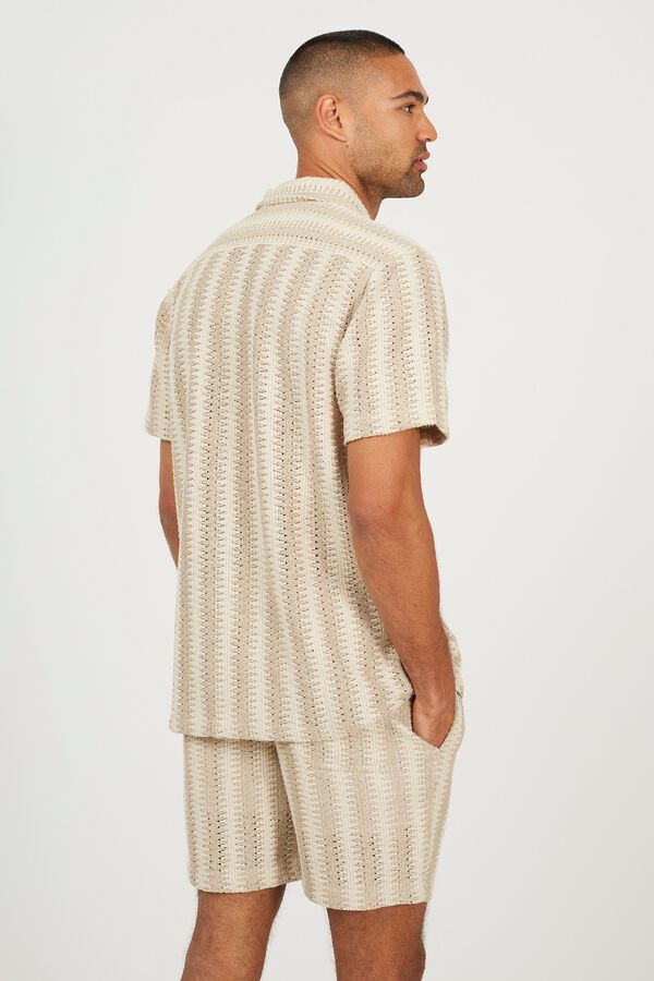 Brave Soul Short sleeve shirt brown