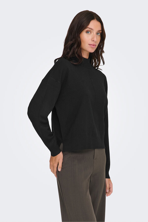JDY High neck jumper black