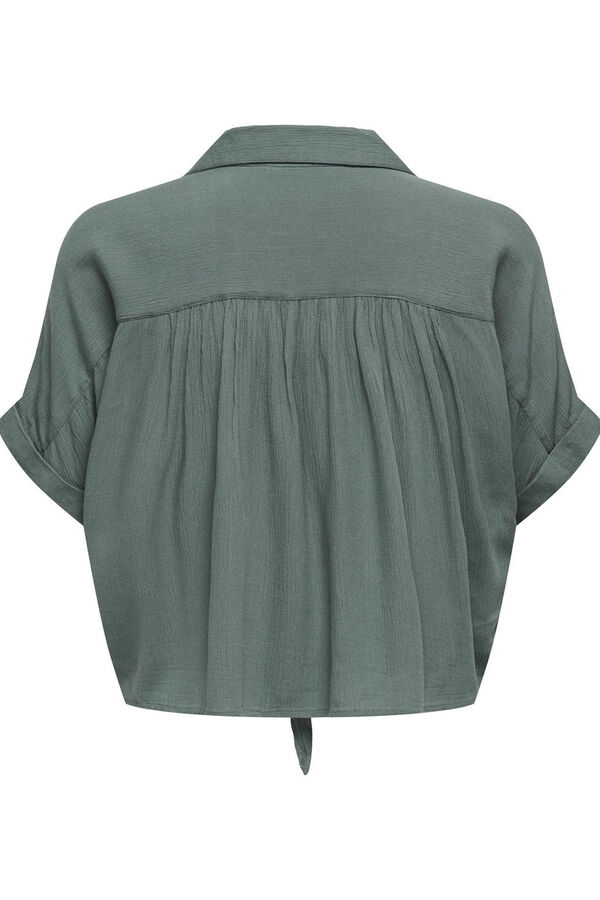 Only short sleeve crop shirt Zelena