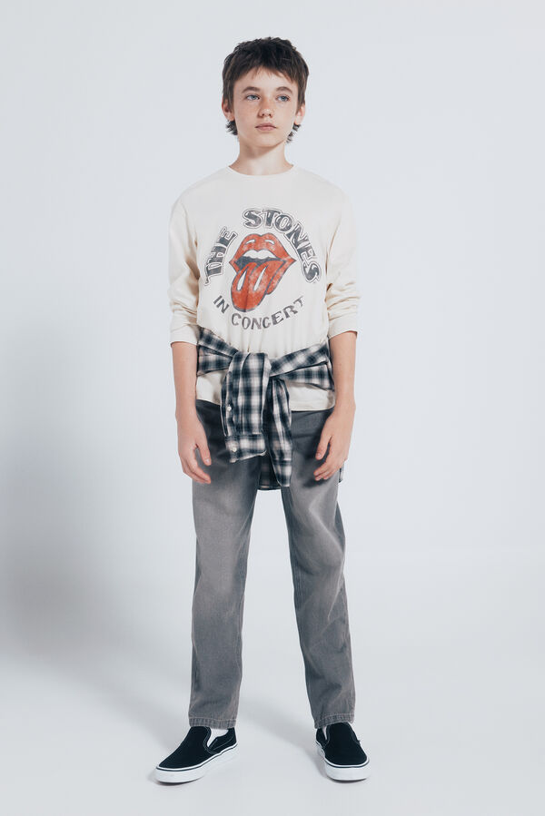 Springfield Kids Camiseta infantil de manga comprida dos Rolling Stones estampado