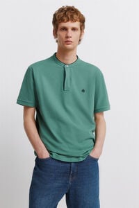 Springfield Polo piqu&eacute; mao contraste slim fit
