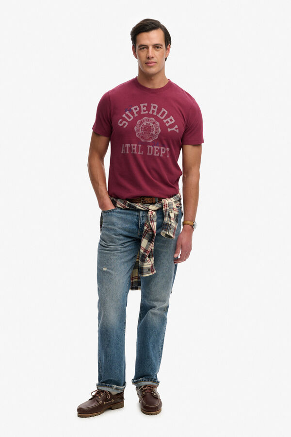 Superdry University graphic short-sleeved T-shirt printed